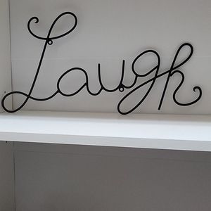 Metal Wall Words  - Laugh Love Dream Hope